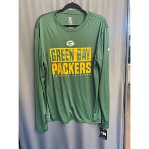 New Era Shirt Men Large Combine Authentic Green Bay Packers Combine Training B63